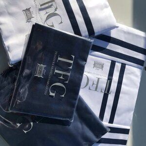 TFG Italy Bed Sheets 100% Egyptian Cotton/ 300 Threat Count, Made in Italy